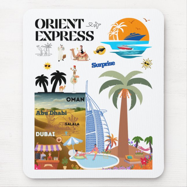 MOUSEPAD ORIENT EXPRESS (Frente)