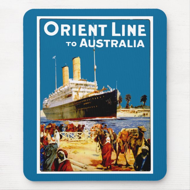 Mousepad Orient Line para a Austrália (Frente)