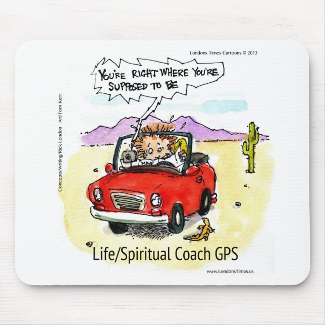 Mousepad Orientador de Vida GPS (Frente)