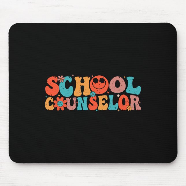 Mousepad Orientador Escolar Groovy Volta às Aulas Professor (Frente)