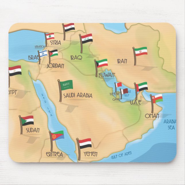 Mousepad Oriente Médio (Frente)