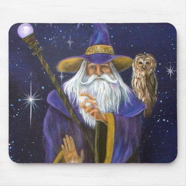 Mousepad original da pintura do feiticeiro (Frente)