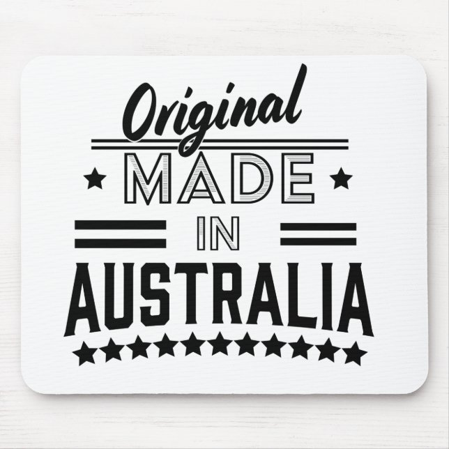 Mousepad Original feito na Austrália (Frente)