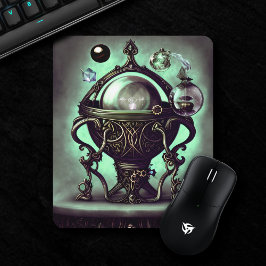 Mousepad Ornamentado Cauldron com esfera e órbitas de crist