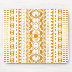 Mousepad Ornamento Boêmico 30122020 Laranja