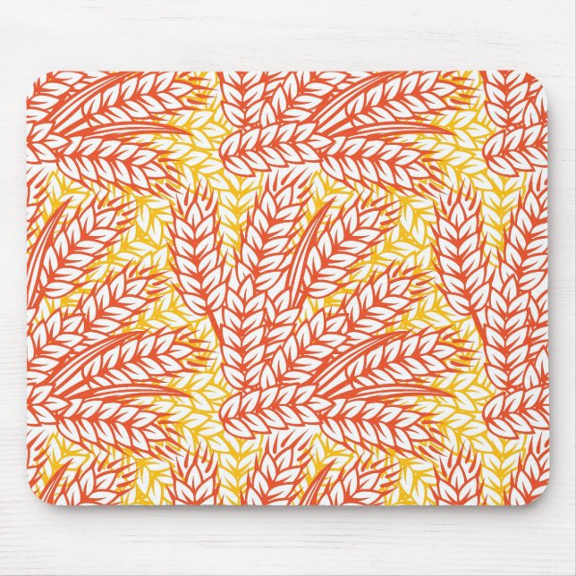 Mousepad Ornamento com orelhas do trigo (Frente)