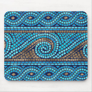 Mousepad Ornamento do Azulejo Mosaico Grego
