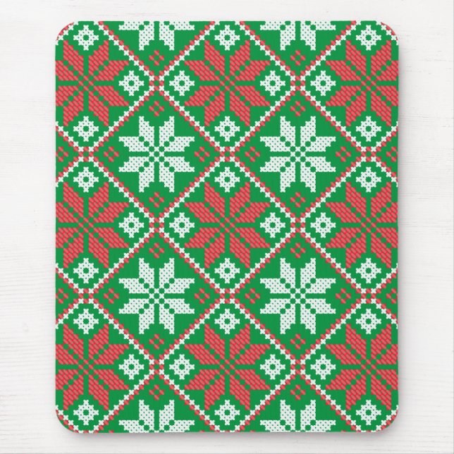 Mousepad Ornamento Feliz de Natal (Frente)