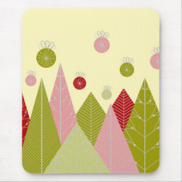Mousepad Ornamentos e Árvores Natal