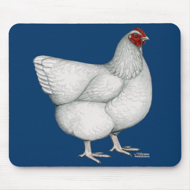 Mousepad Orpington White Hen (Frente)