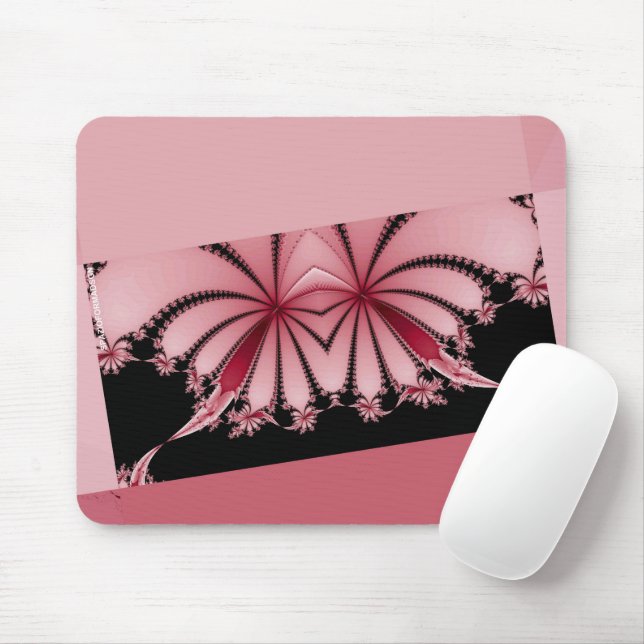 Mousepad Orquídea do jardim fractal (Com mouse)