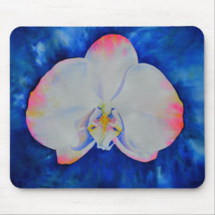 Mousepad Orquídea Lâmpada Rosa