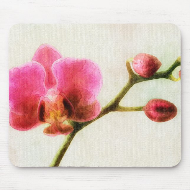 Mousepad Orquídea Rosa (Frente)