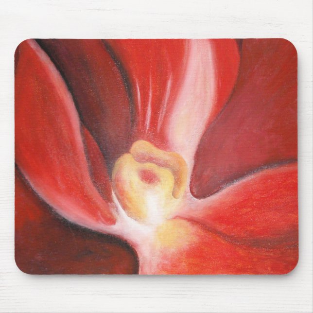 Mousepad Orquídea vermelha (Frente)