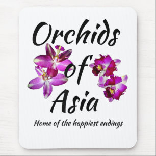 Mousepad Orquídeas da Ásia