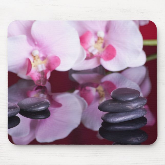 Mousepad Orquídeas e Pedras Spa (Frente)