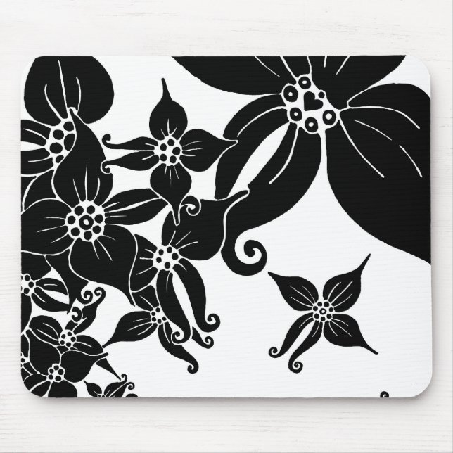 Mousepad Orquídeas Negras (Frente)
