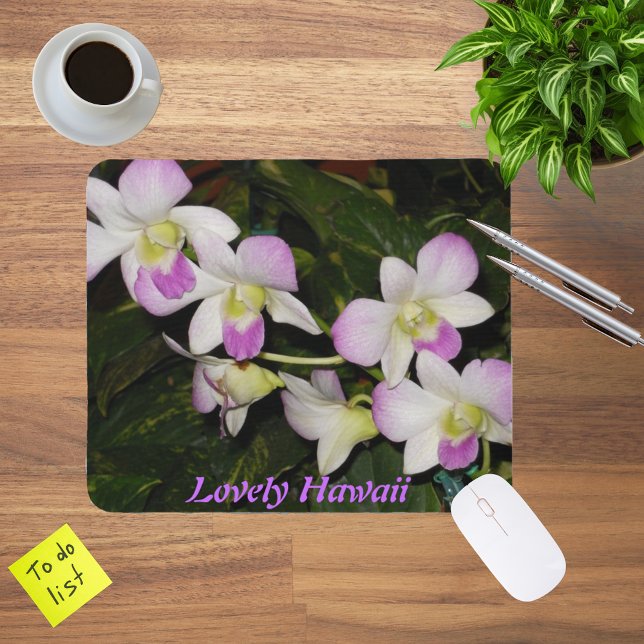 Mousepad Orquídeo Havaiano (Criador carregado)