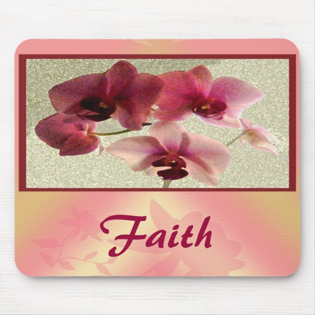 Mousepad Orquídeo Rosa (nome da alteração) (Frente)