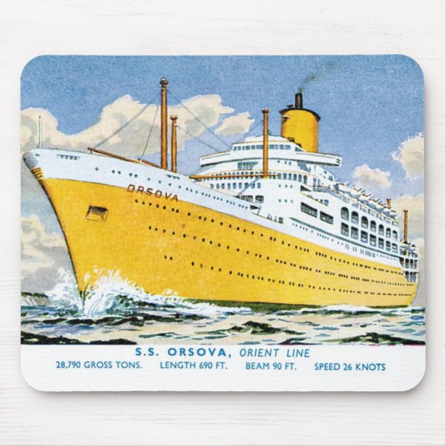 Mousepad Orsova da Linha Orient (Frente)