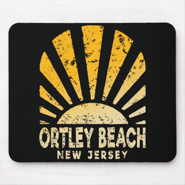 Mousepad Ortley Beach Nj - Sunny Ortley Beach New Jersey  (Frente)