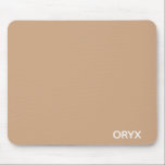 Mousepad Oryx Brown Beige Color Name<br><div class="desc">Oryx Brown Beige Color Name</div>