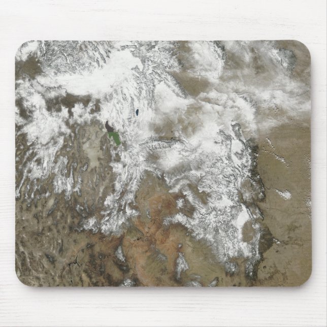 Mousepad Os altos picos das Montanhas Rochosas (Frente)