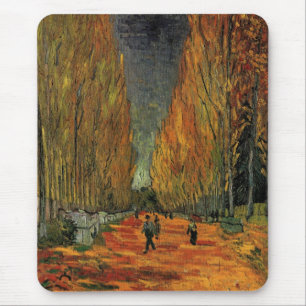 Mousepad Os Alyscamps (Cemitério) por Vincent van Gogh