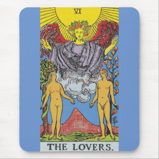 Mousepad Os Amantes Tarot Card Começam A Ler