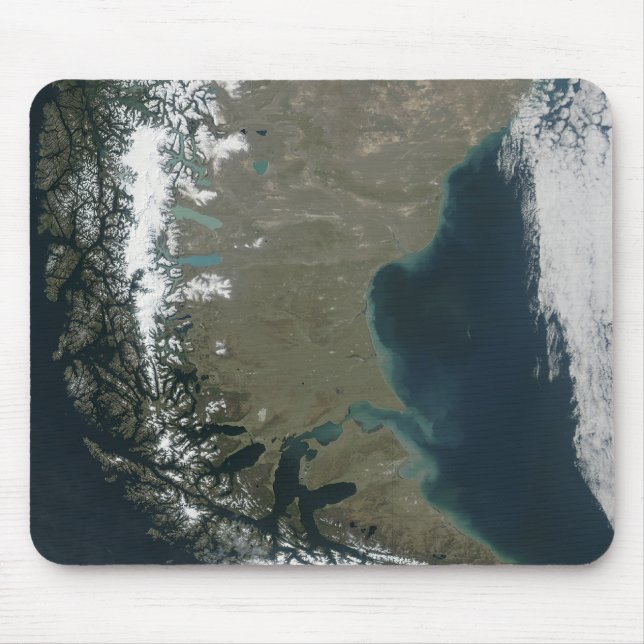 Mousepad Os Andes robustos, com capa de neve (Frente)