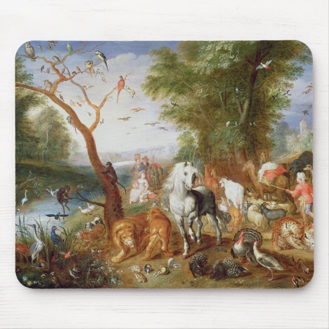 Mousepad Os animais que entram na arca de Noah (Frente)