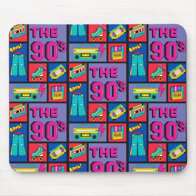 Mousepad Os anos 90 (Frente)