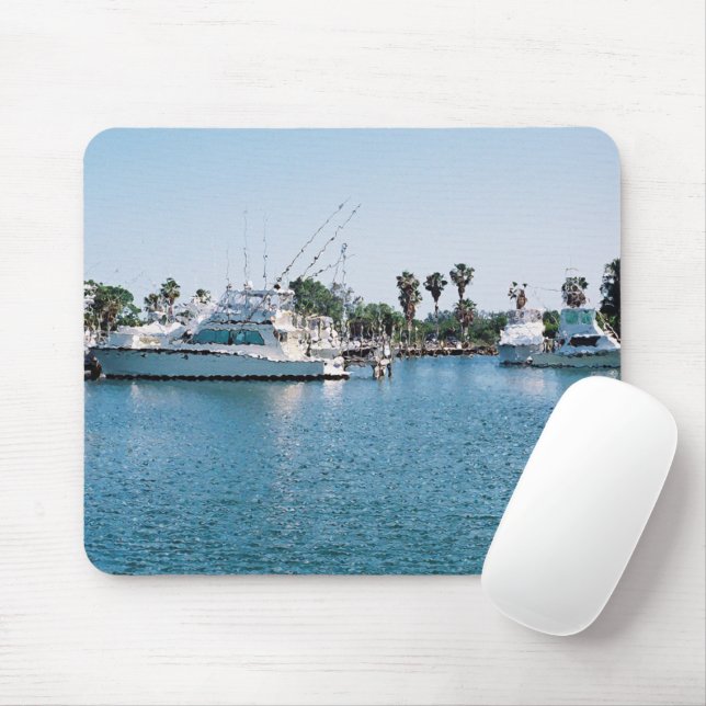 Mousepad Os botes são bonitos (Com mouse)