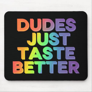 Mousepad Os Caras São Muito Mais Gostosos Arco-Íris Orgulho