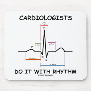Mousepad Os cardiologistas fazem-no com ritmo (ECG/EKG)