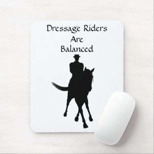 Mousepad Os Cavaleiros De Dressage São Cavalos Equilibrados