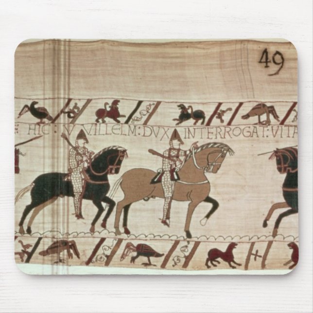 Mousepad Os cavaleiros do duque William chegam para fazer a (Frente)