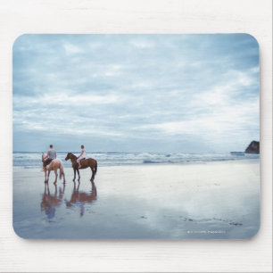 Mousepad Os cavalos de equitação do casal em Parkiri