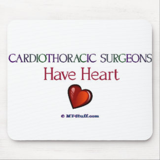 Mousepad Os cirurgiões de Cardiothoracic têm o coração
