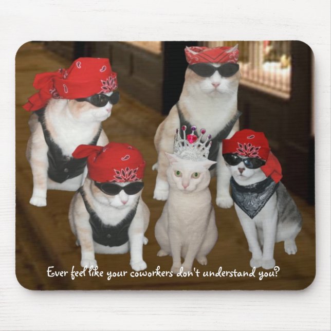 Mousepad Os colegas de trabalho não me compreendem (Frente)