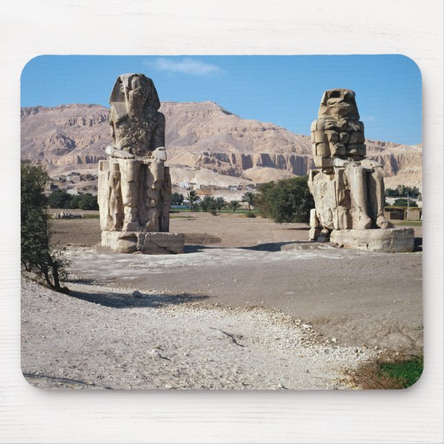 Mousepad Os Colossi de Memnon, estátuas de Amenhotep (Frente)