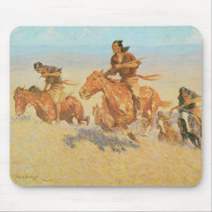 Mousepad Os Corredores de Búfalo, Big Horn Basin por Reming