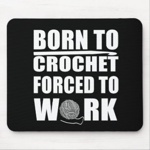 Mousepad os crochos engraçados citam presente de crochê