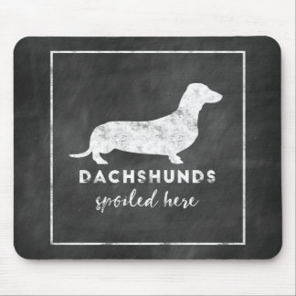 Mousepad Os Dachshunds estragaram aqui o quadro do vintage