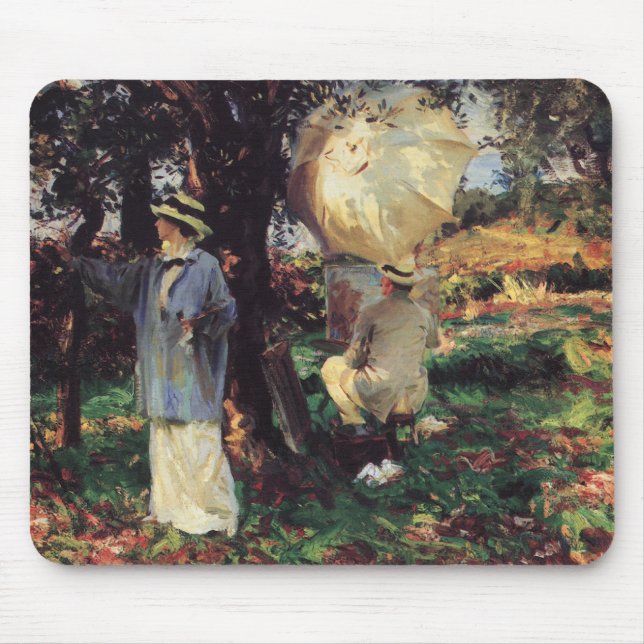 Mousepad Os Desenhadores de John Singer Sargent (Frente)