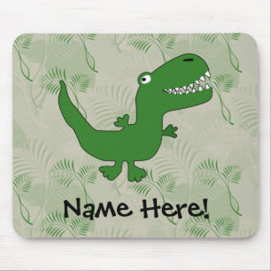 Mousepad Os desenhos animados do dinossauro de Rex do