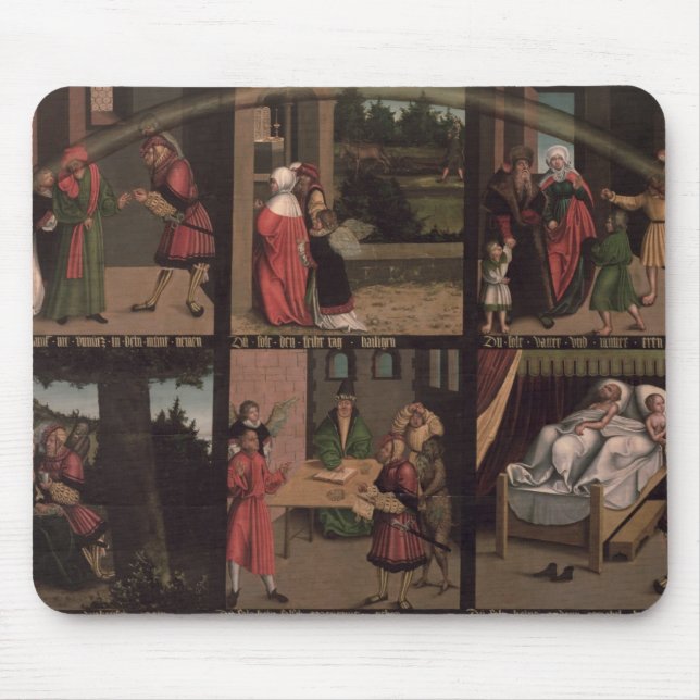 Mousepad Os dez mandamentos (Frente)