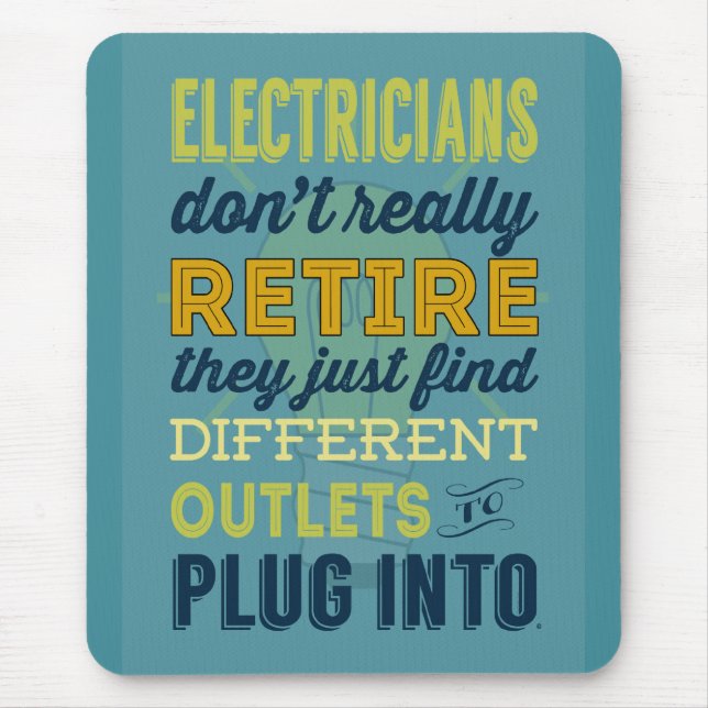 Mousepad Os eletricistas não fazem realmente (Frente)