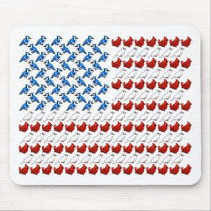 Mousepad Os Estados Unidos da América embandeiram feito do