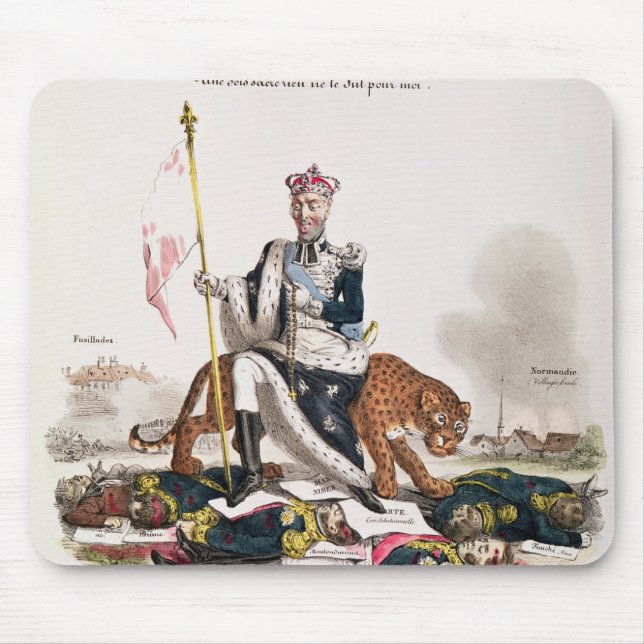 Mousepad Os fois que de Une o sacre rien ne le fut derramam (Frente)